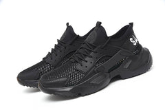 Shoes 2019 fashion sneakers Ultra-light soft bottom Men Breathable Anti-smashing Steel Toe Work Boots