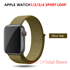EIMO Strap For Apple Watch band 44 mm 40mm iwatch band 42mm 38mm Sport Loop