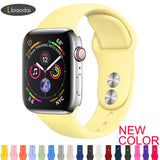 Apple Watch band 38mm 42mm iWatch 4 band 44mm 40mm Sport Silicone belt Bracelet