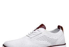 Men's Shoes Solid Shallow Lace Up Lightweight  Flats 39-48