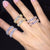 Ring Engagement Handmade Rainbow Trapezoid Stone Rings For Women Fashion