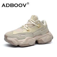 Leather Sneakers Men Women Plus Size 35-47